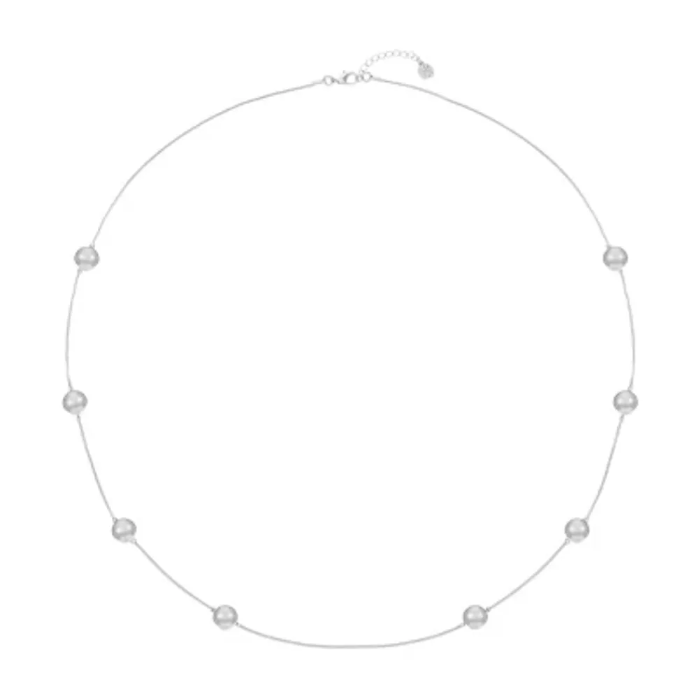 Monet Jewelry Silver Tone Strand Necklace