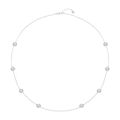 Monet Jewelry Silver Tone Strand Necklace