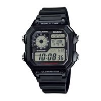 Casio Table Mens Digital Black Strap Watch Ae1200wh1cos