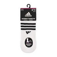 adidas Superlite 6 Pair Multi-Pack Breathable Liner Socks - Womens