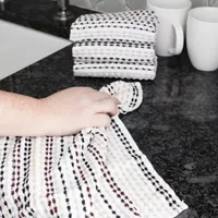 Ritz Pebble Bar Mop Neutral 4-pc. Kitchen Towel