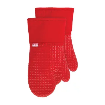 T-Fal Silicone Waffle 2-pc. Oven Mitts