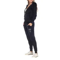 White Mark Adjustable Waist 2-pc. Track Suit