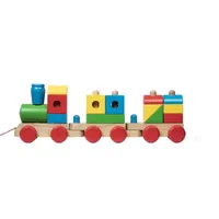 Melissa & Doug Wooden Jumbo Stacking Train