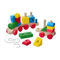 Melissa & Doug Wooden Jumbo Stacking Train