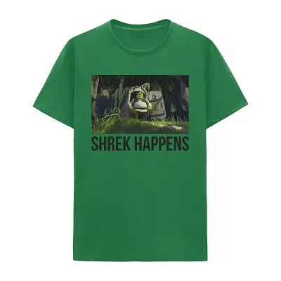 Mens Short Sleeve Shrek Graphic T-Shirt