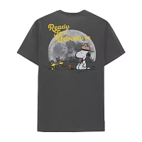 Mens Short Sleeve Snoopy Graphic T-Shirt
