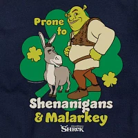 Mens Short Sleeve Shrek St. Patrick's Day Graphic T-Shirt