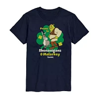 Mens Short Sleeve Shrek St. Patrick's Day Graphic T-Shirt