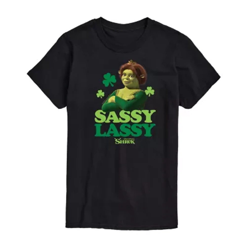 Mens Short Sleeve Shrek St. Patrick's Day T-Shirt