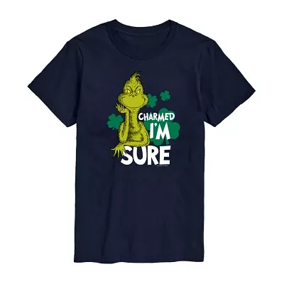 Mens Short Sleeve Dr. Suess St. Patrick's Day Graphic T-Shirt