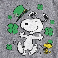 Mens Short Sleeve Peanuts St. Patrick's Day T-Shirt