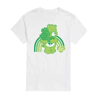 Mens Short Sleeve Care Bears St. Patrick's Day Graphic T-Shirt