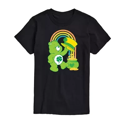 Mens Short Sleeve Care Bears St. Patrick's Day T-Shirt