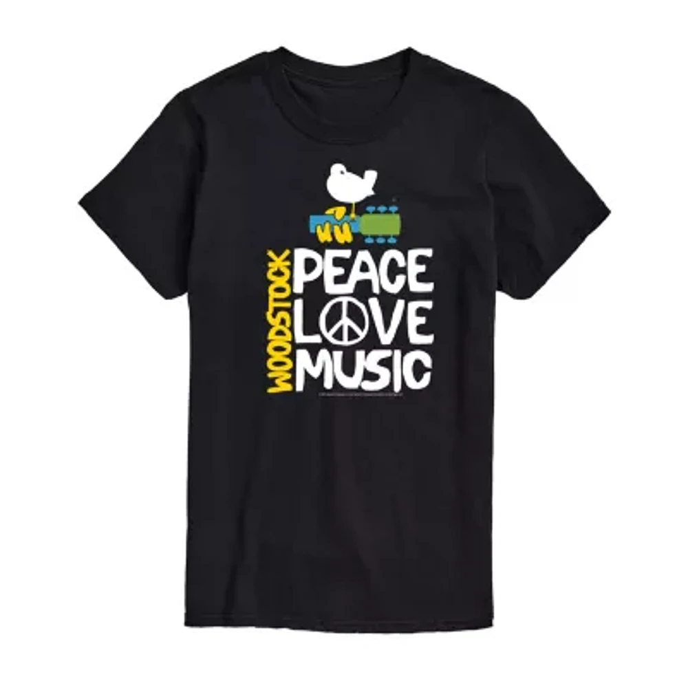 Mens Short Sleeve Woodstock T-Shirt