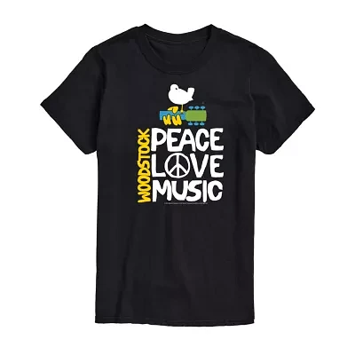 Mens Short Sleeve Woodstock T-Shirt