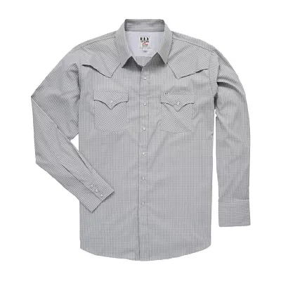 Ely Cattleman Check Mens Long Sleeve Western Shirt