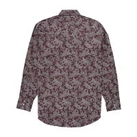 Ely Cattleman Paisley Print Mens Long Sleeve Western Shirt