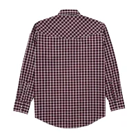 Ely Cattleman Classic Check Mens Long Sleeve Western Shirt