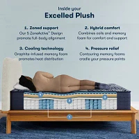 Serta® Quilted Perfect Sleeper X™ Hybrid Excelled 14.25" Plush Tight Top - Mattress + Adjustable Base