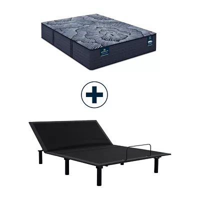 Serta® Quilted Perfect Sleeper X™ Hybrid Excelled 13.75" Extra Firm Tight Top - Mattress + Adjustable Base