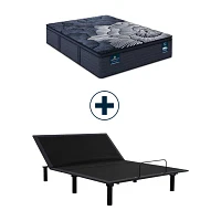 Serta® Quilted Perfect Sleeper X™ Hybrid Max 15" Plush Pillow Top - Mattress + Adjustable Base