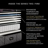 Beautyrest Black® Series Two 14.25" Firm Tight Top - Mattress + Adjustable Base