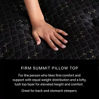 Beautyrest Black Series Four 17.5" Medium Summit Pillow Top - Mattress + Adjustable Base