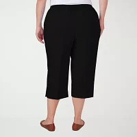 Alfred Dunner Classics Mid Rise Plus Capri Pants