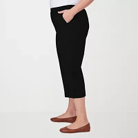 Alfred Dunner Classics Mid Rise Plus Capri Pants