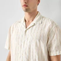 Arizona Mens Textured Button-Down Shirt