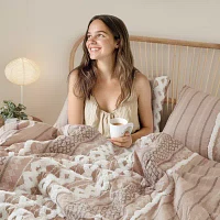 Ink+Ivy Imani Cotton Printed Comforter Set with Chenille