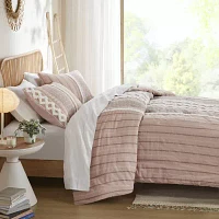 Ink+Ivy Imani Cotton Printed Comforter Set with Chenille