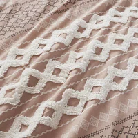 Ink+Ivy Imani Cotton Printed Comforter Set with Chenille
