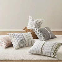 Ink+Ivy Imani Cotton Printed Comforter Set with Chenille