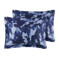 INK+IVY Kids Austin Blue Camo Complete Bedding Set with Sheets
