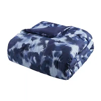 INK+IVY Kids Austin Blue Camo Complete Bedding Set with Sheets