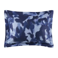 INK+IVY Kids Austin Blue Camo Complete Bedding Set with Sheets