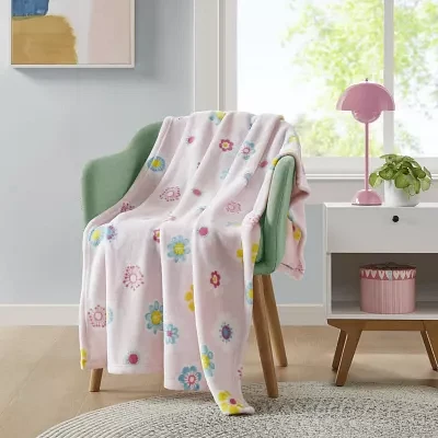 INK+IVY Kids Floral Throw