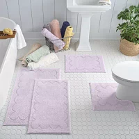 Martha Stewart Cotton Scalloped Bath Rug
