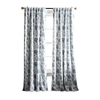 Martha Stewart Jakarta Back Tab Blackout Set of 2 Curtain Panels