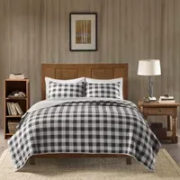 Woolrich Buffalo Check Oversized Cotton Quilt Mini Set