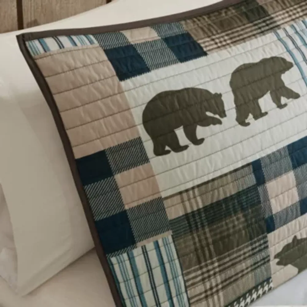 Woolrich Twin Falls Oversized 4 Piece Quilt Set