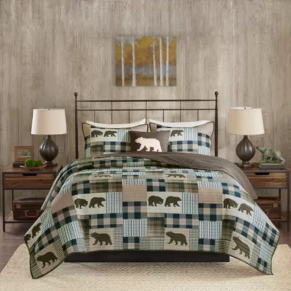 Woolrich Twin Falls Oversized 4 Piece Quilt Set