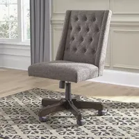 Signature Design by Ashley® Button-Tufted Upholstered Home Office Swivel Desk Chair