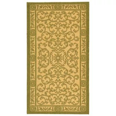 Safavieh Courtyard Collection Miah Floral Indoor/Outdoor Area Rug