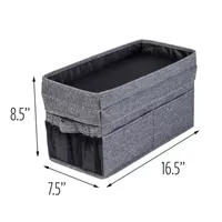 Honey-Can-Do Gray Polyester Folding Back Seat Aut-07981 Car Organizers