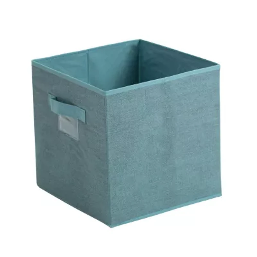 Kennedy International Square Teal Fabric Storage Box