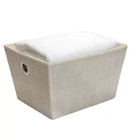 Kennedy International Beige Fabric Storage Box