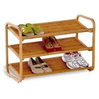 Honey-Can-Do 3-Tier Bamboo Shoe Racks